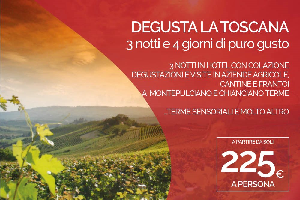 FLAVOURS OF TUSCANY
3 nights and 4 days of culinary delights