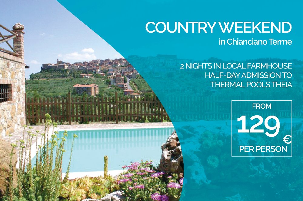 COUNTRY WEEKEND
At Thermal Pools Theia
